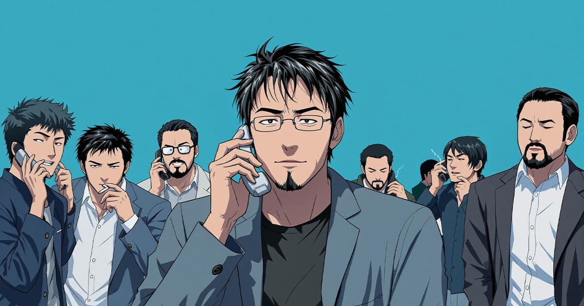 クレジットカード詐欺電話をしている画像