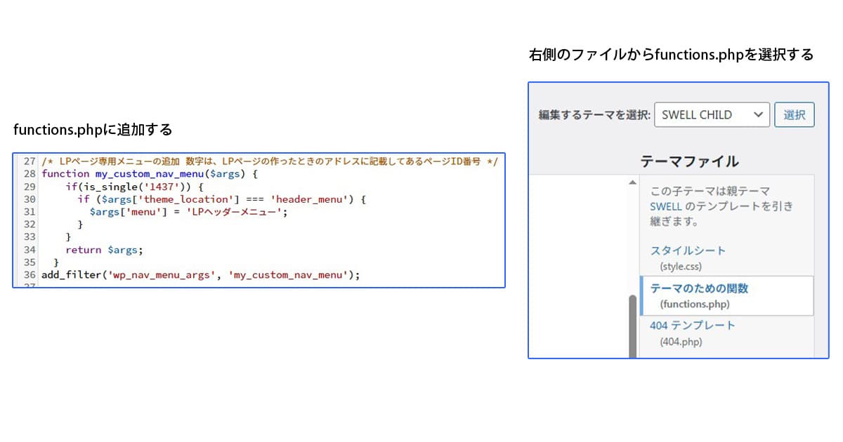functions.phpファイルの内容