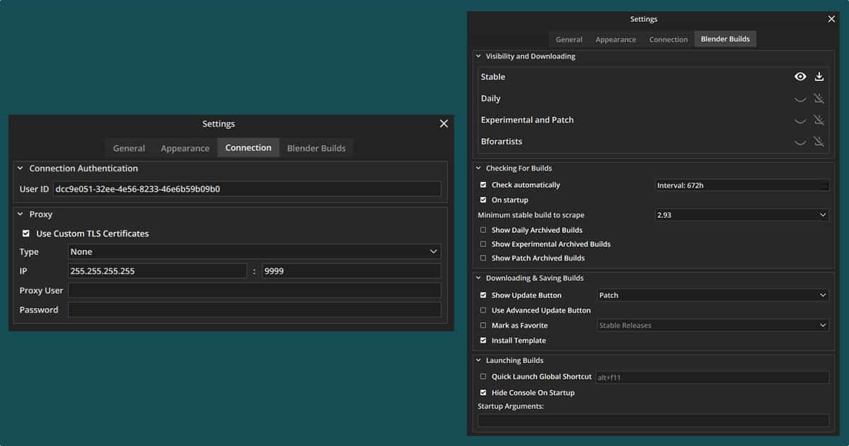 Bkender LauncherV2画面