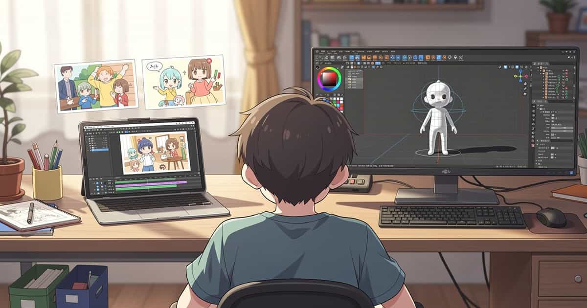 アニメーション初心者が最初に知るべきこと｜2Dと3D、どっちから始める？4